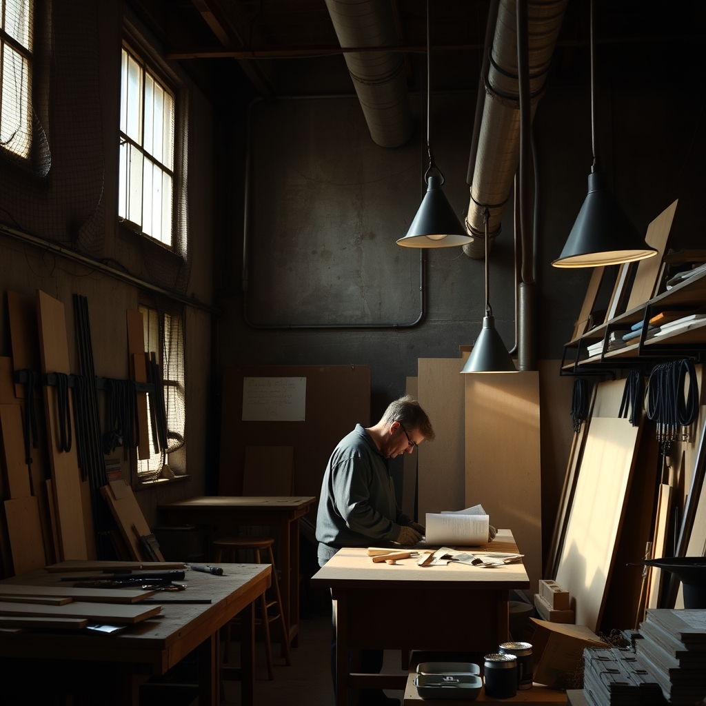 atelier de travaux publics (illustration)