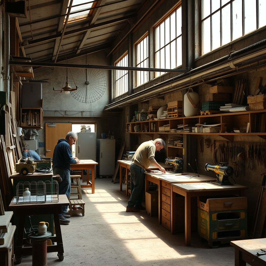 atelier de travaux publics (illustration)